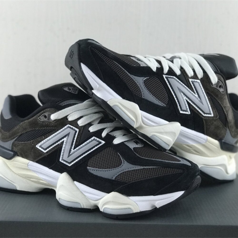 New Balance 9060 Black and Blue Men's Sneakers - Picture 9 of 15